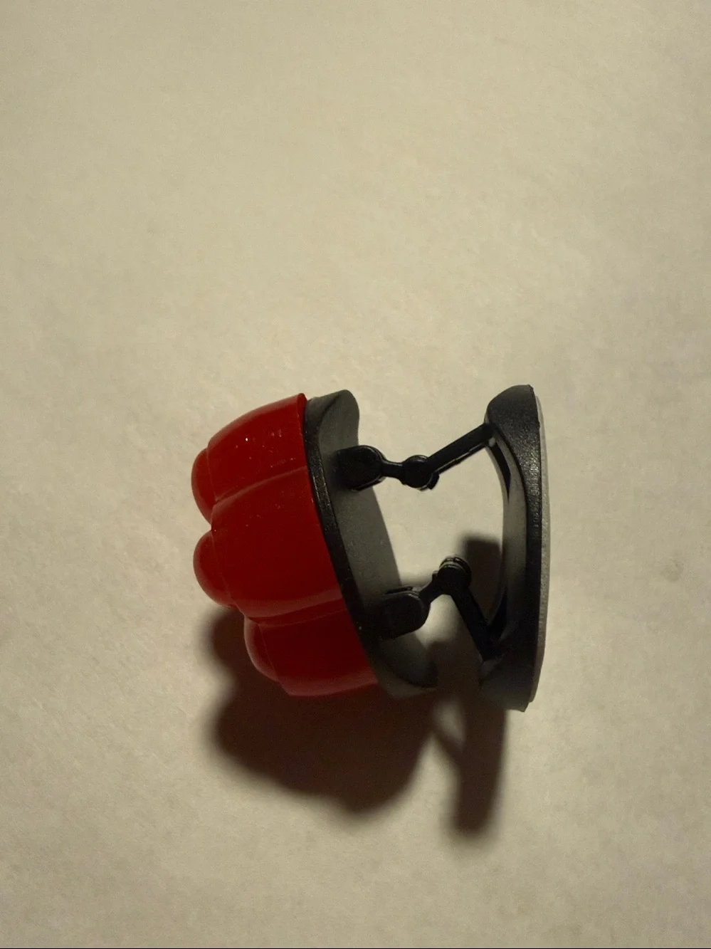 Red Shimmery Resin Paw Phone Grip - (Pop Socket type)